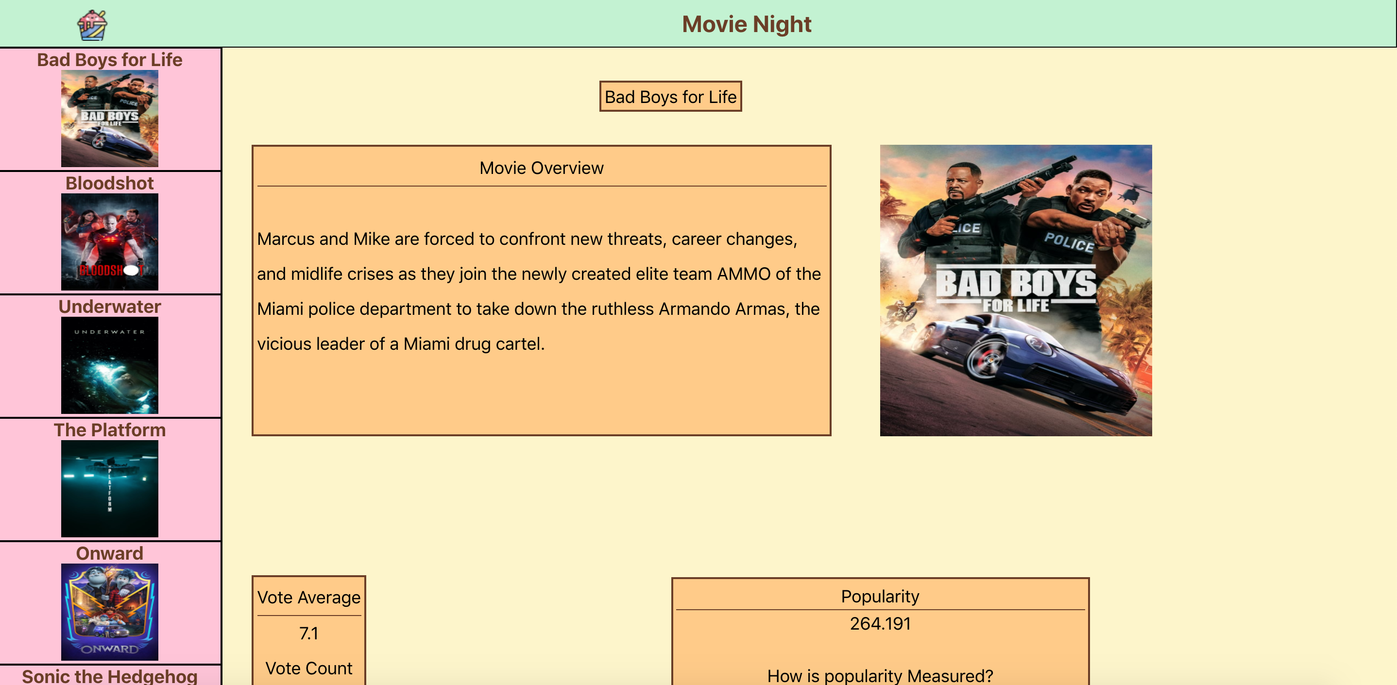 Movie Night App